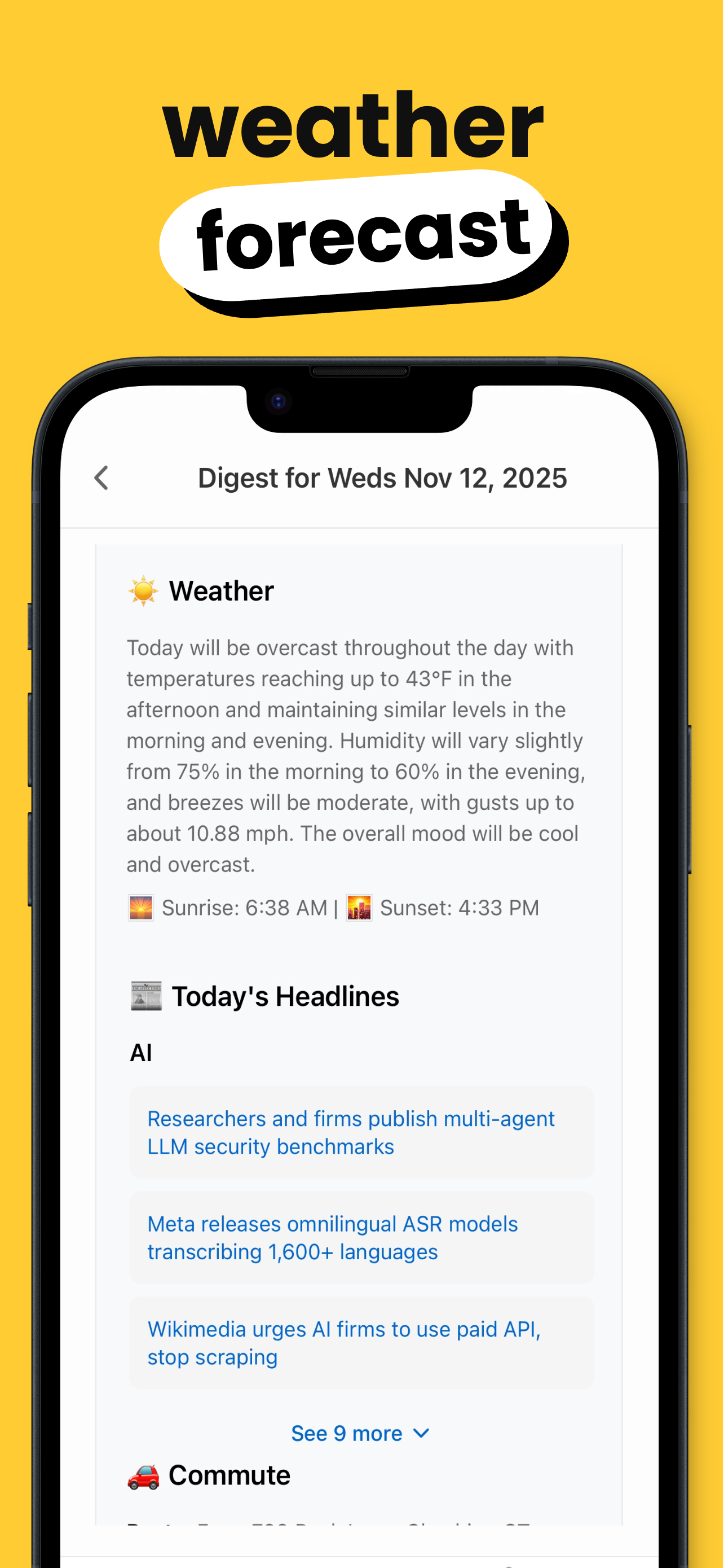 Digest - AI Morning Assistant screenshot 4