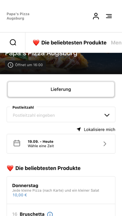 Screenshot #3 pour Papa's Pizza Augsburg