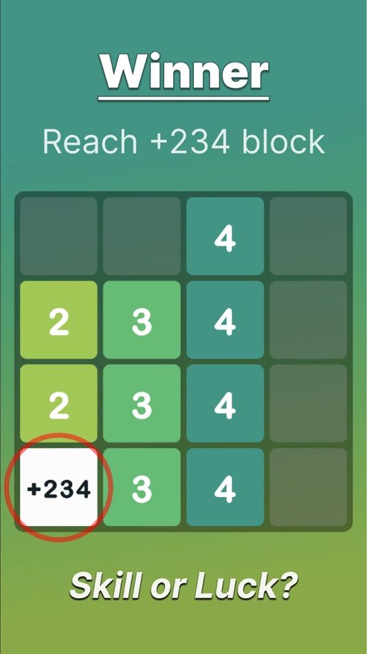 #5. Merge Number Puzzle 234+ (iOS) Podle: Hung Do