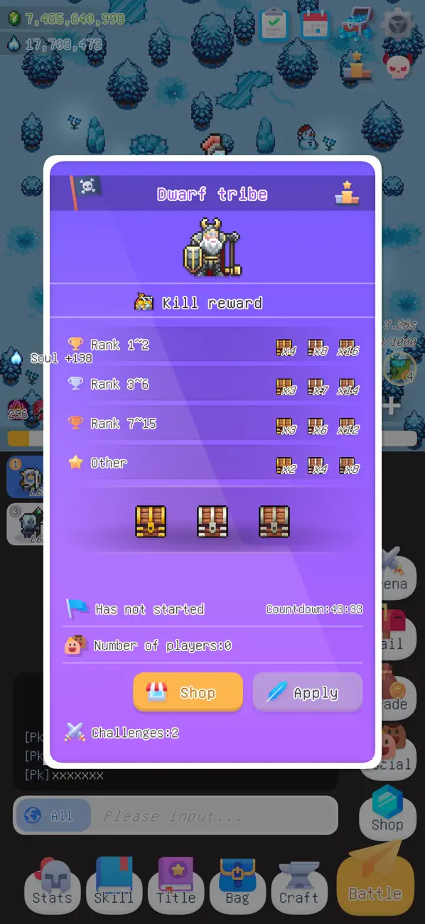 #4. TinyWorld - Pixel art mmorpg (iOS) Göre: 超 邓