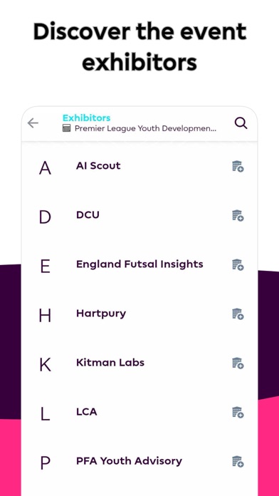 Premier League Events Screenshot