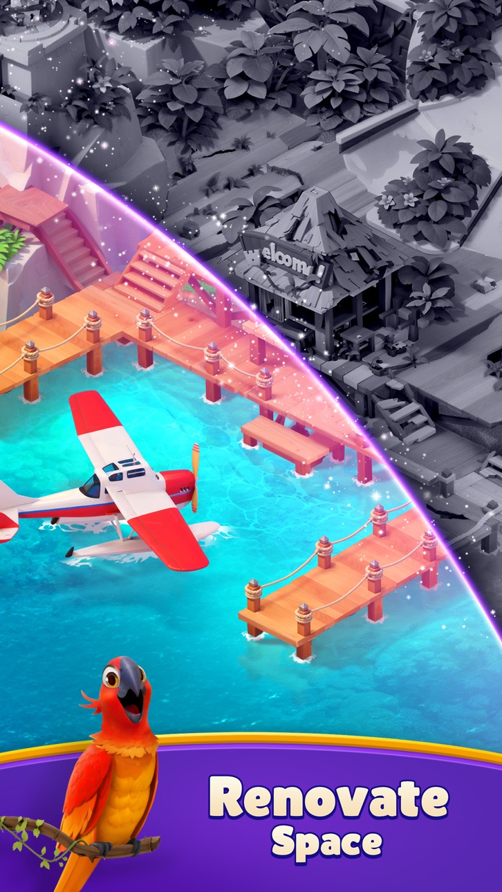 Tropic Match iOS Mod IPA screenshot 2 - iOS game interface