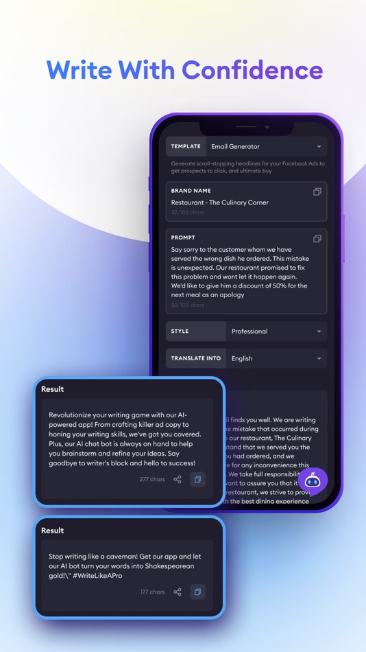 #2. Japer AI- Writer AI & Chatbot (iOS) Podle: Bich Van Tran Dang