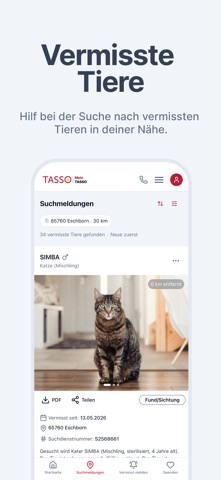 MeinTASSO iPhone screenshot 9