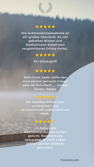 Achtsamkeitsakademie iPhone screenshot 5 - Health & Fitness app