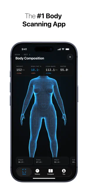 Recomp AI – 3D Body Scanner screenshot 1