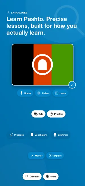 Learn Pashto - ClearLingo screenshot 1