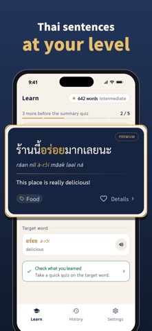 Daily Thai - Learn Sentences Screenshot 1 of 5
