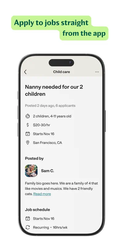 Care.com Caregiver: Find Jobs screenshot 5 of 5