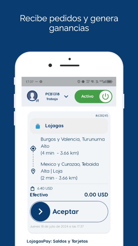 #2. Lojagas Conductor 3.0 (iOS) 由: KRADAC Cia. Ltda.