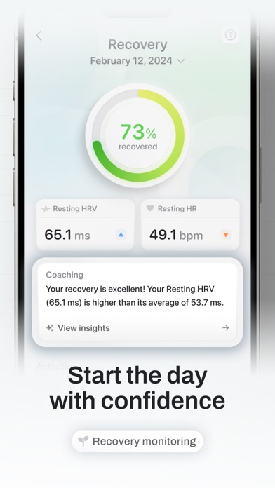 Bevel: Activity & HRV tracker Screenshot