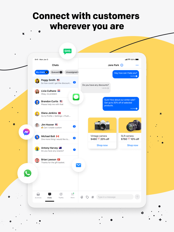 Screenshot #4 pour LiveChat - Support & Sell