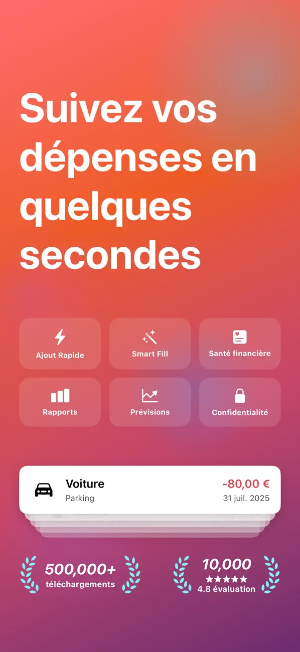 Screenshot #1 pour Suivi des Dépenses - Coins