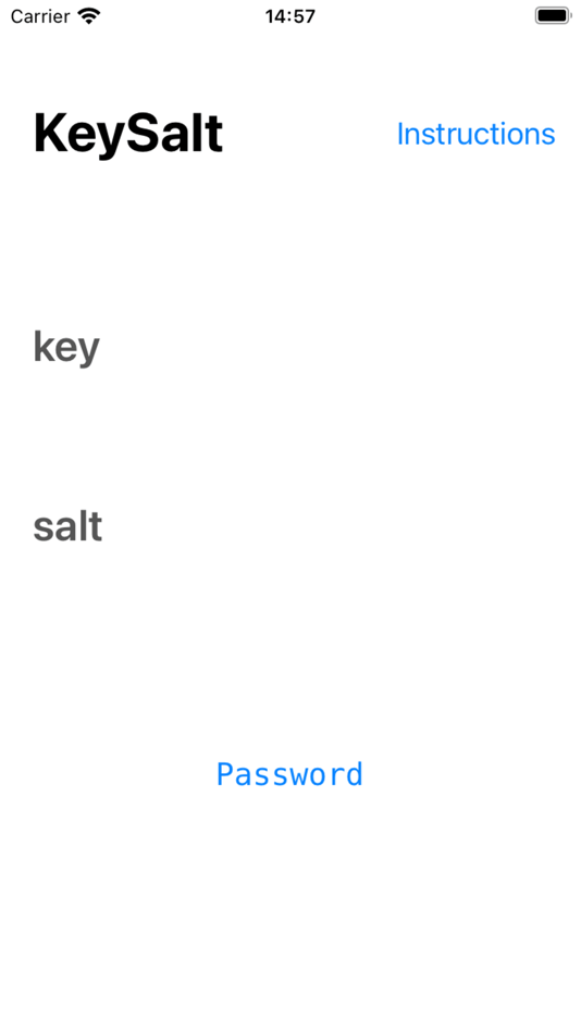 KeySalt (iOS) 由: 雷 章 KeySalt (iOS) 由: 雷 章