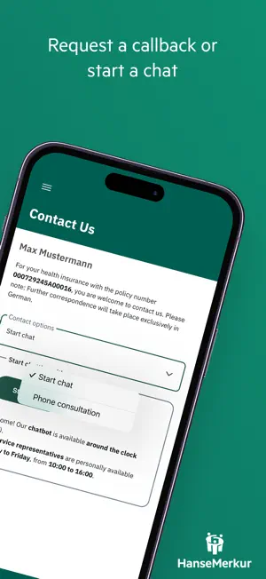 HanseMerkur ServiceApp screenshot 3