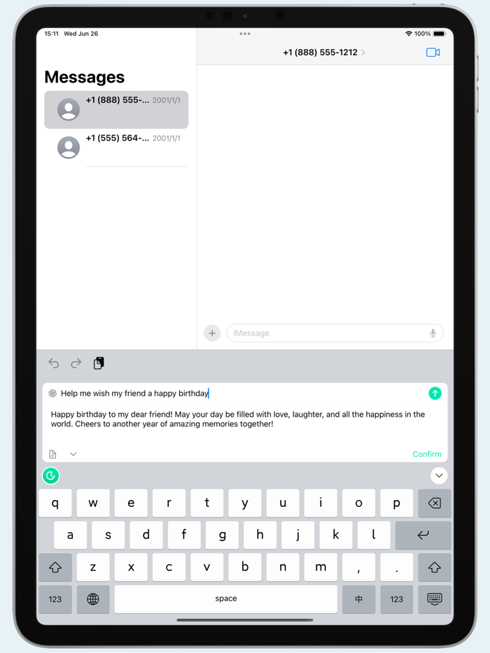 Moocat-input method with AI