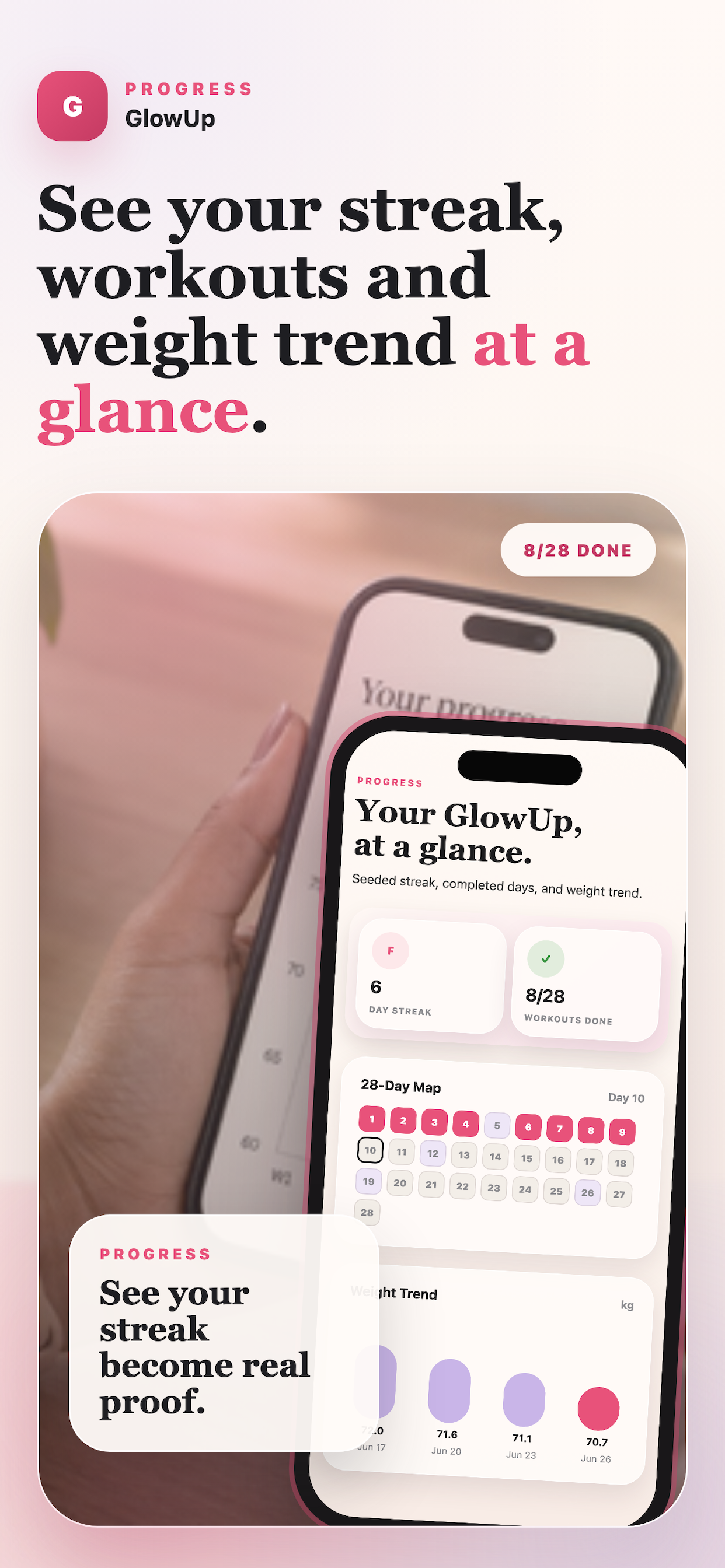 GlowUp: 28-Day Fitness screenshot 7