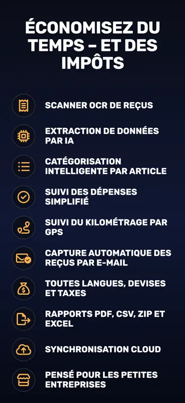 SparkReceipt: Notes de Frais screenshot 8 of 8