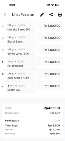 Waroeng iPhone screenshot