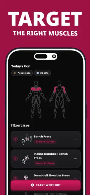 Fitness Planner Gym・FitAI screenshot 3