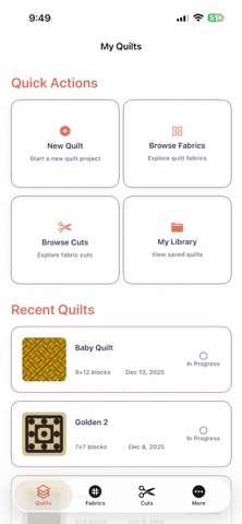 Quiltler 3 – Quilt Design iPhone screenshot