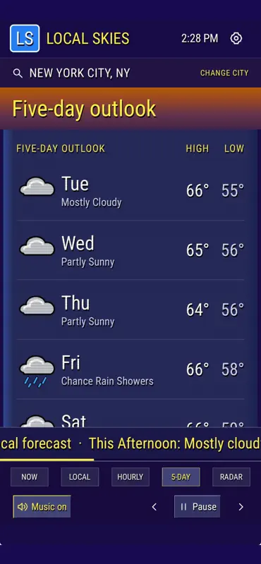 Local Skies: Retro Weather screenshot 2 of 3