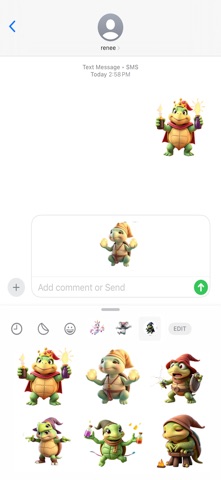 巫师乌龟贴纸 screenshot
