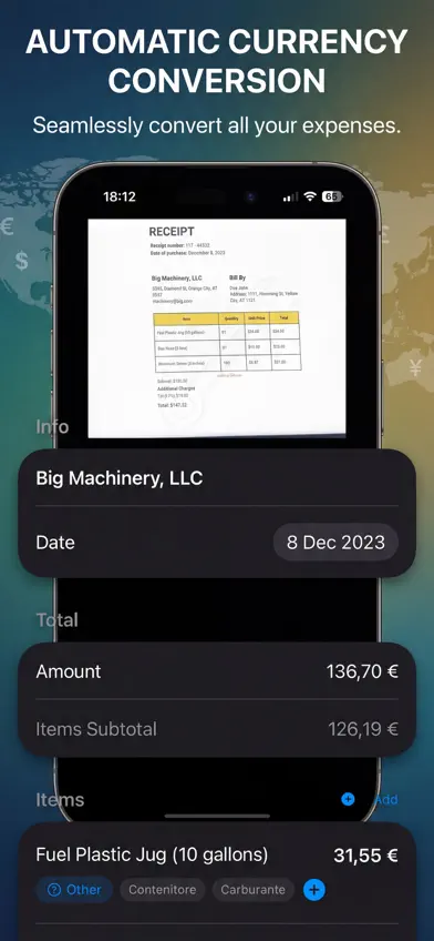 Itemize AI: Receipt Scanner screenshot 2