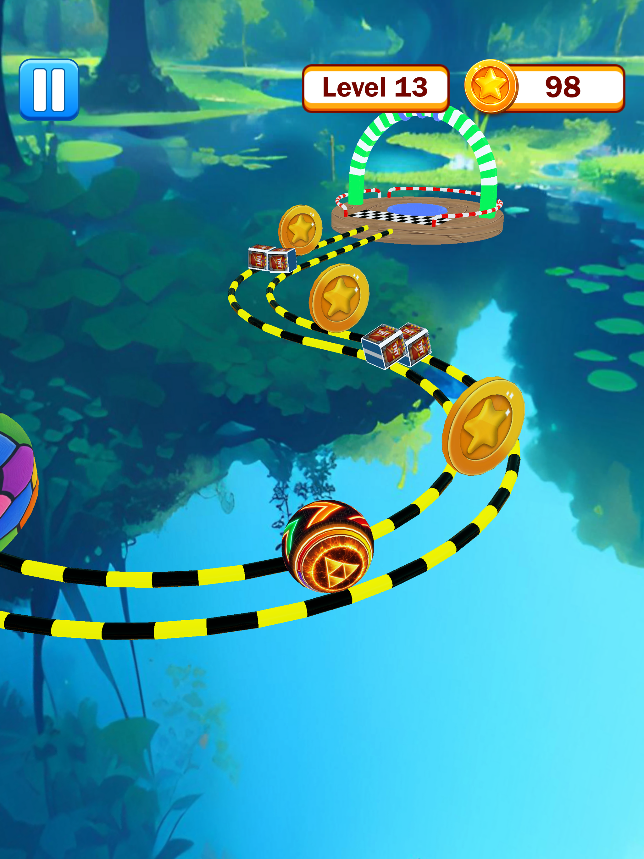 Rolling Balls - Sky Game screenshot 5