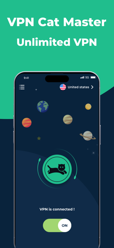 VPN cat master - VPN Cat & 加速器 screenshot 2