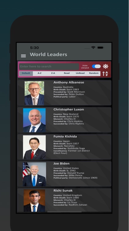 World Leaders Hub