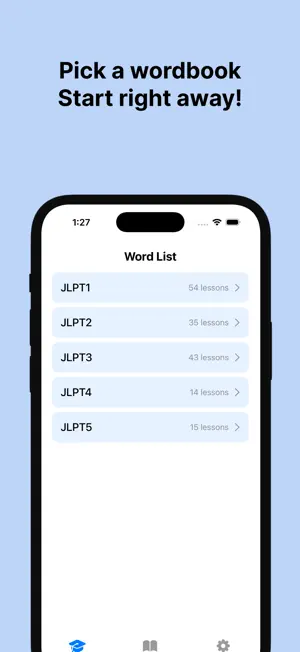 JLPT Japanese Word Flashcards screenshot 2