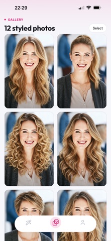 Coify: AI Hairstyle Try-On iPhone screenshot