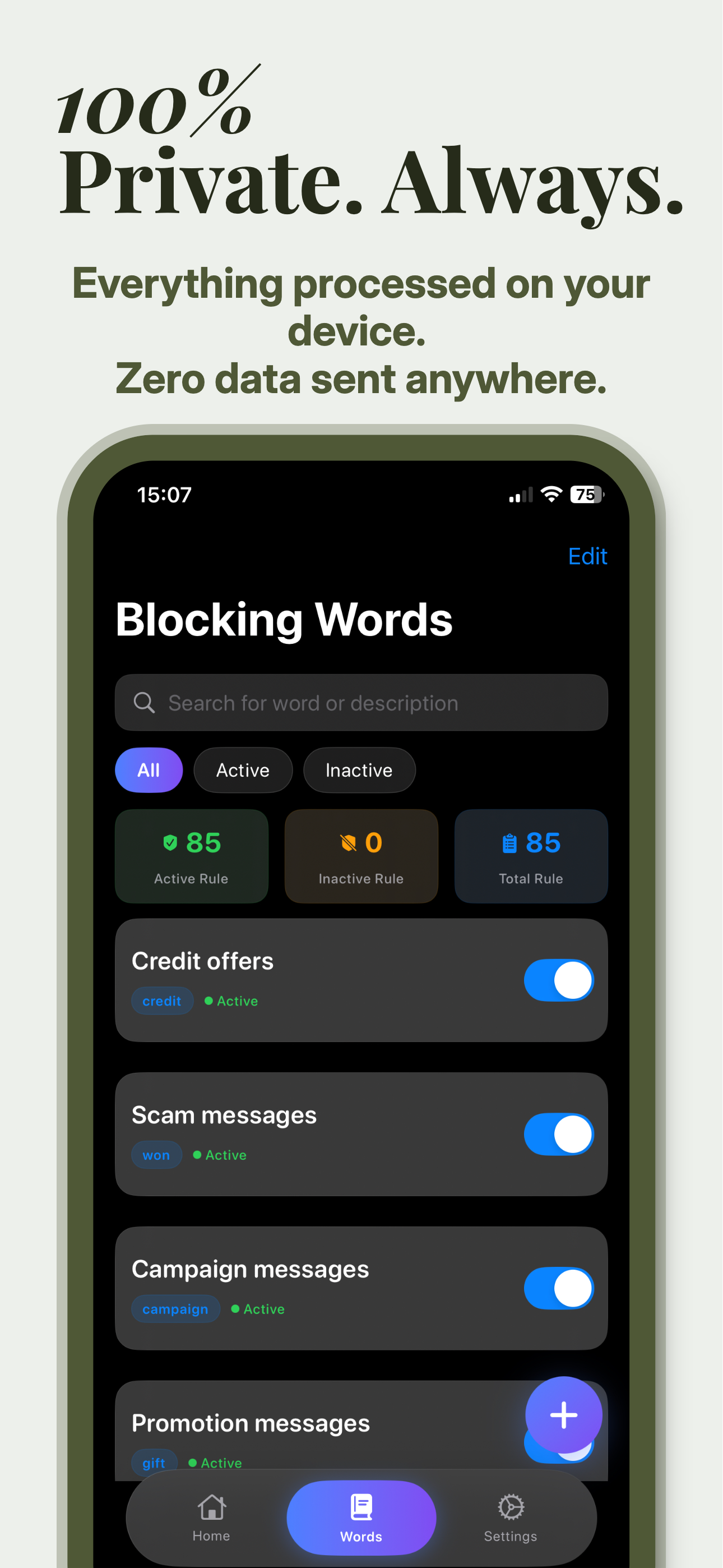 Aegis: AI SMS Spam Blocker