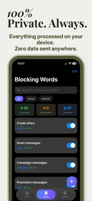 Aegis: AI SMS Spam Blocker screenshot 4