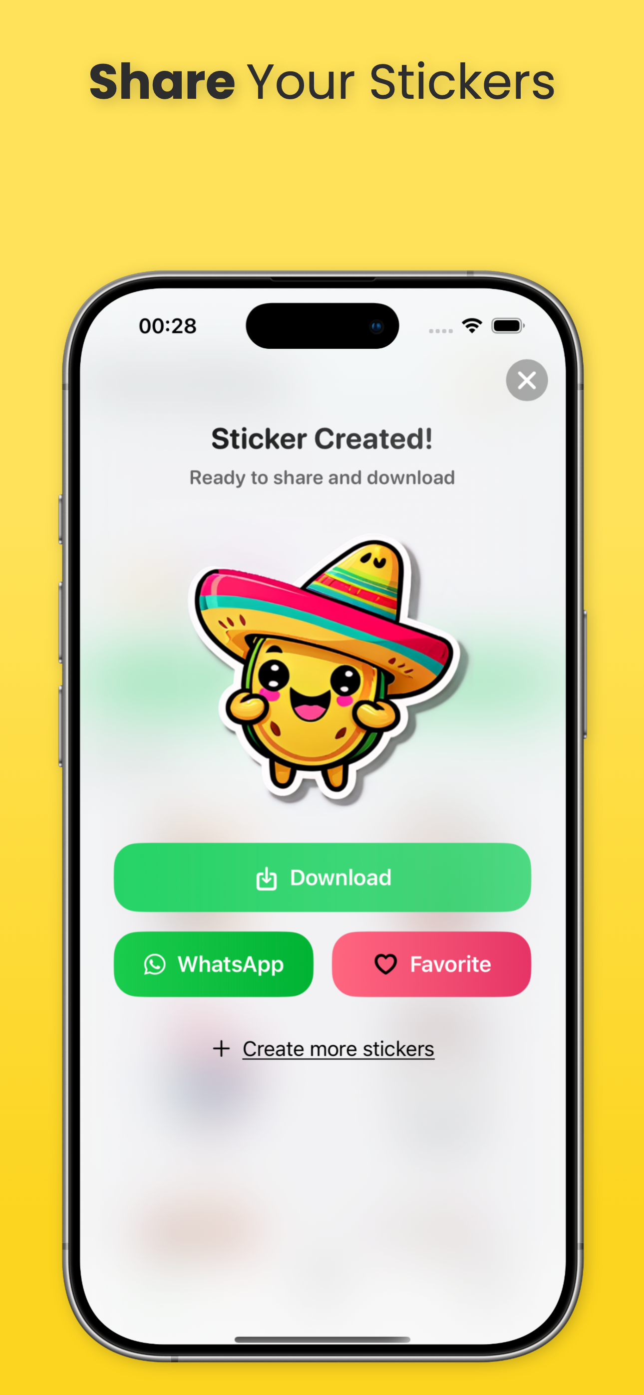 Wha+ Sticker - Text to Sticker
