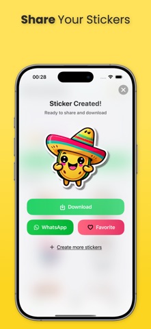 Wha+ Sticker - Text to Sticker screenshot
