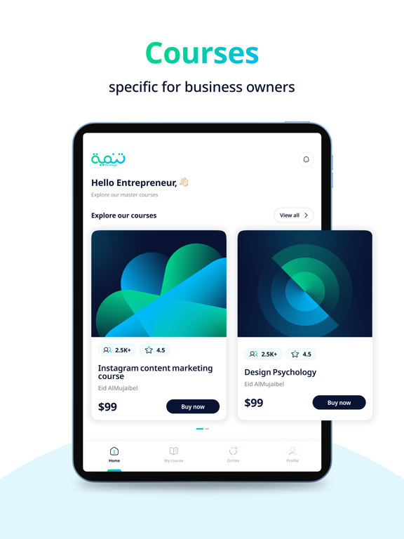 Tenmeya: Learn & Grow iPad screenshot 1 - Education app