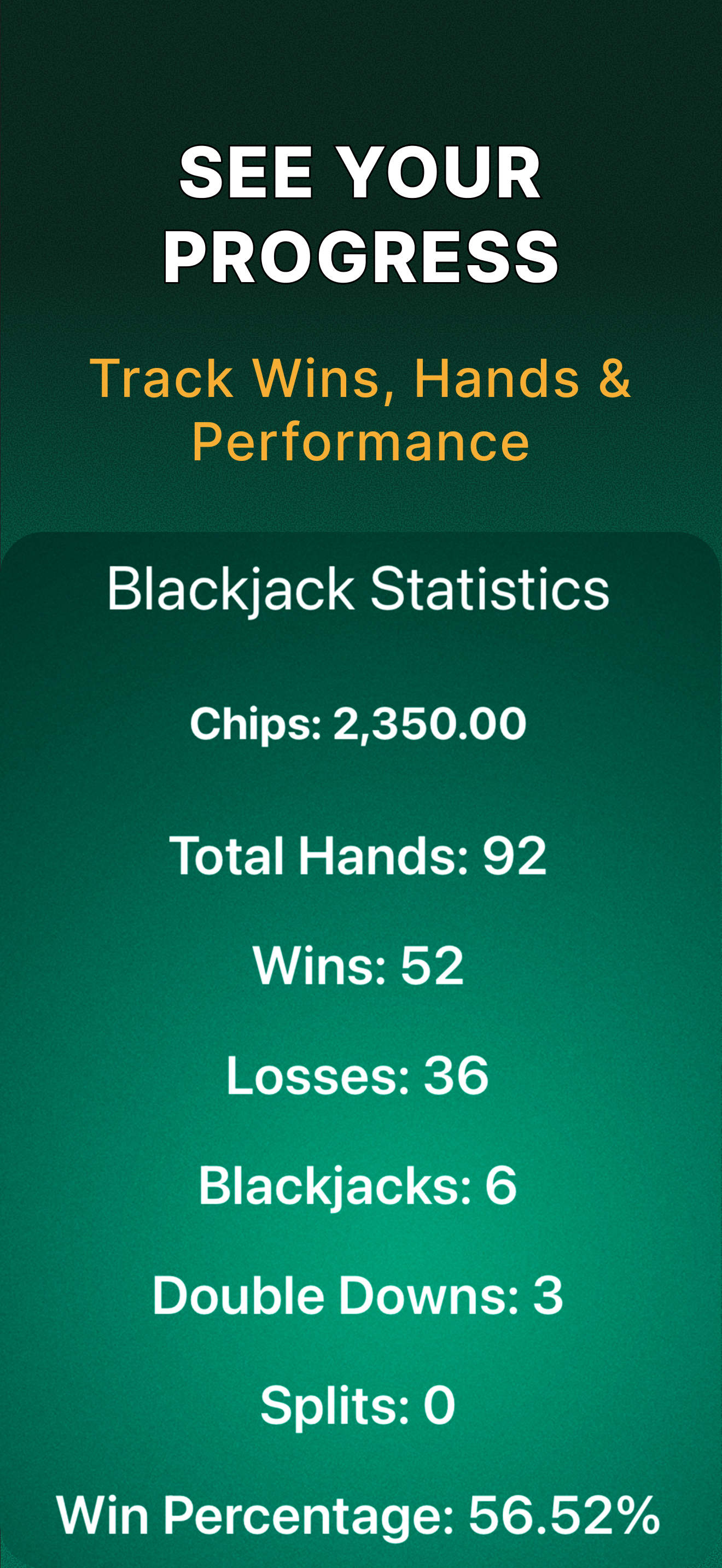 Blackjack Strategy + Trainer screenshot 4