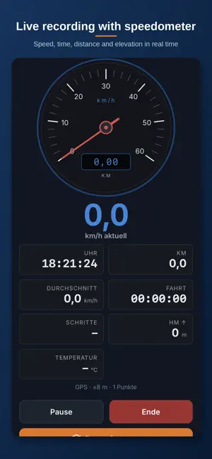 Tour Diary – Bike, Hike, Run screenshot 1