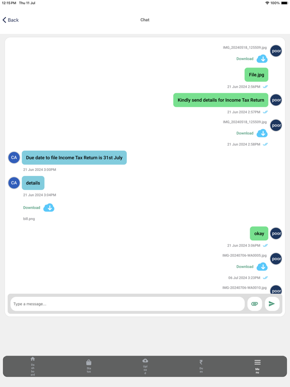 Screenshot #5 pour Client App - MyTask