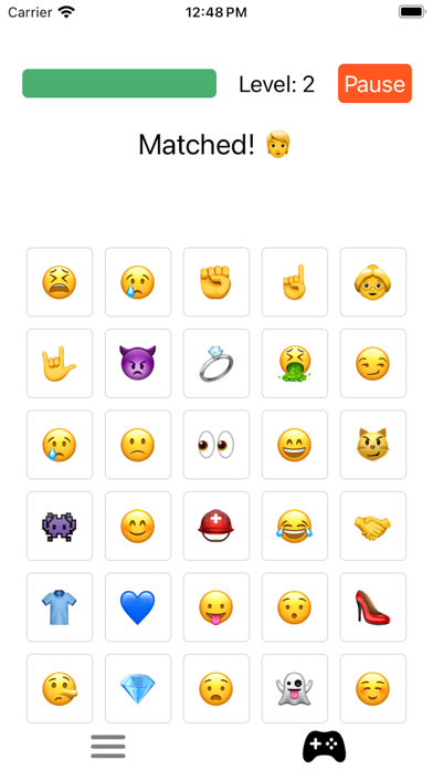 Emoji Scavenger Screenshots