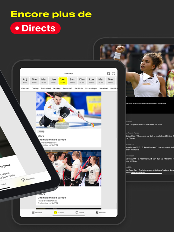 Screenshot #5 pour RTS Sport: Live et Actualité