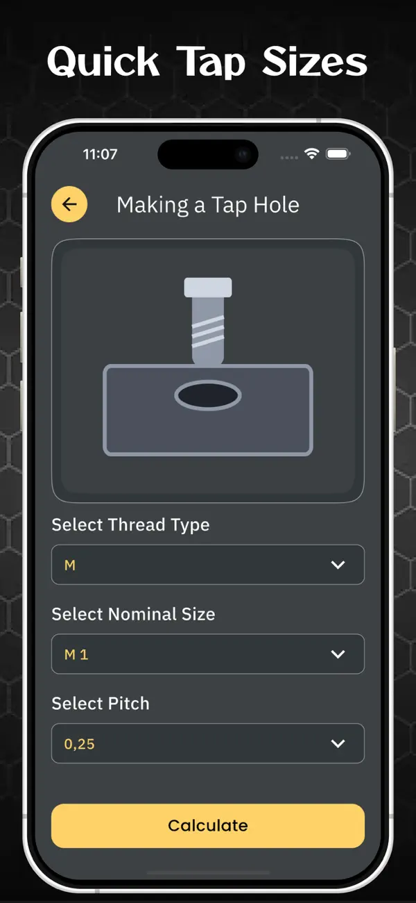 Screenshot #2 pour Thread Calculators