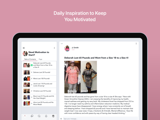 Level Up With JJ Smith iPad screenshot 3 - Health & Fitness app