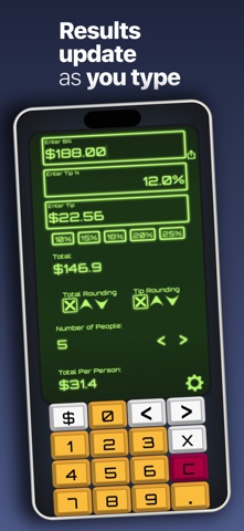 Tip Calculator 2025 Screenshot 2 of 5