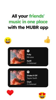 mubr - see what friends listen iphone screenshot 4