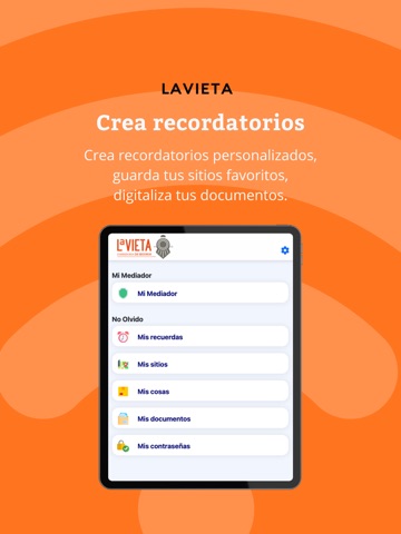 LaVieta iPad screenshot