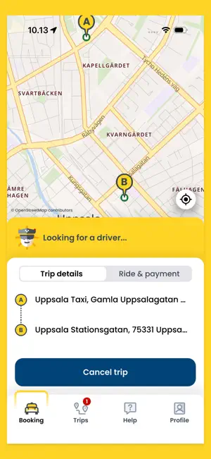 Uppsala Taxi 100 000 screenshot 2