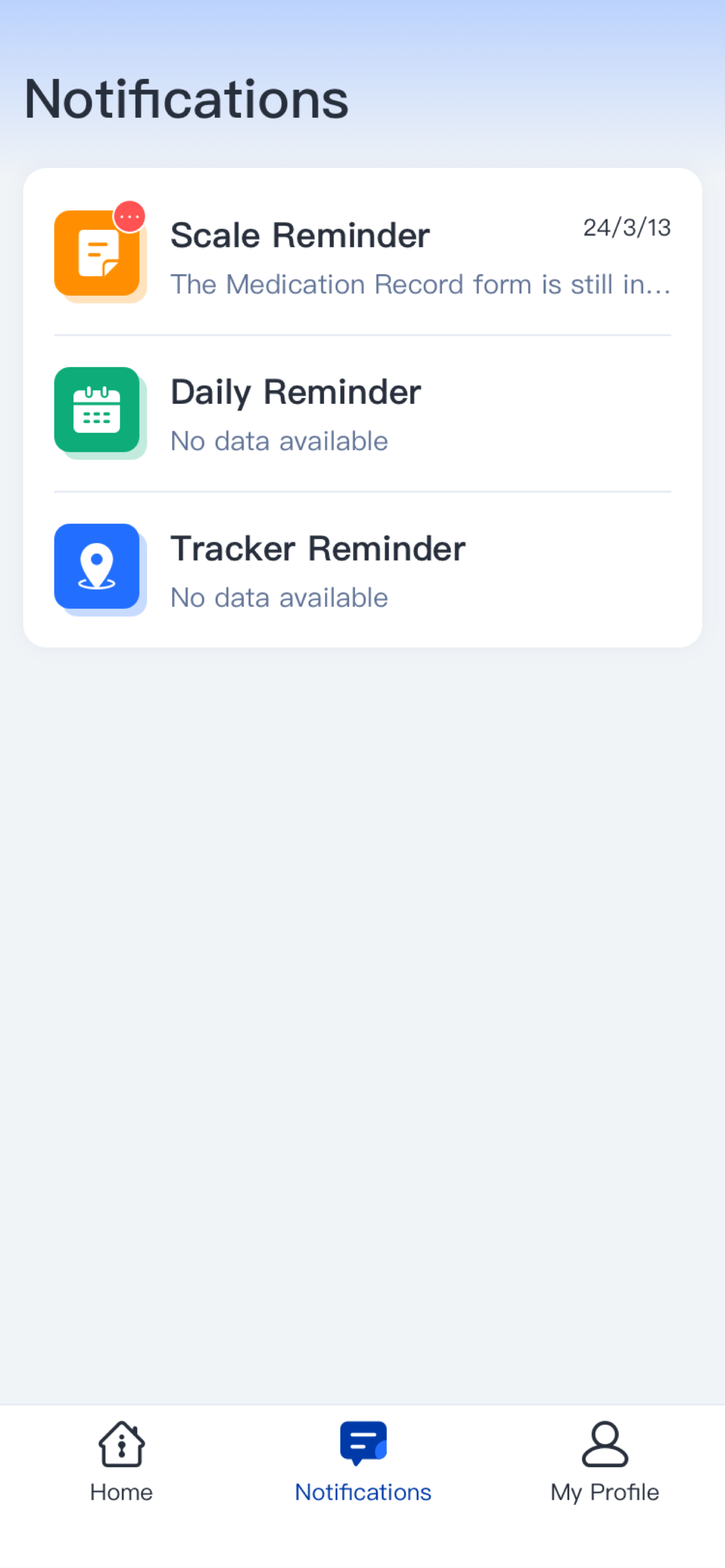 eCOA screenshot 3